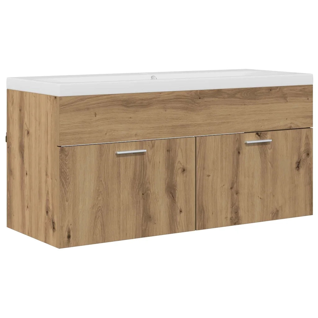 Mobile da Bagno con porta Rovere artigianale 100 x 38,5 x 46 cm 3415905