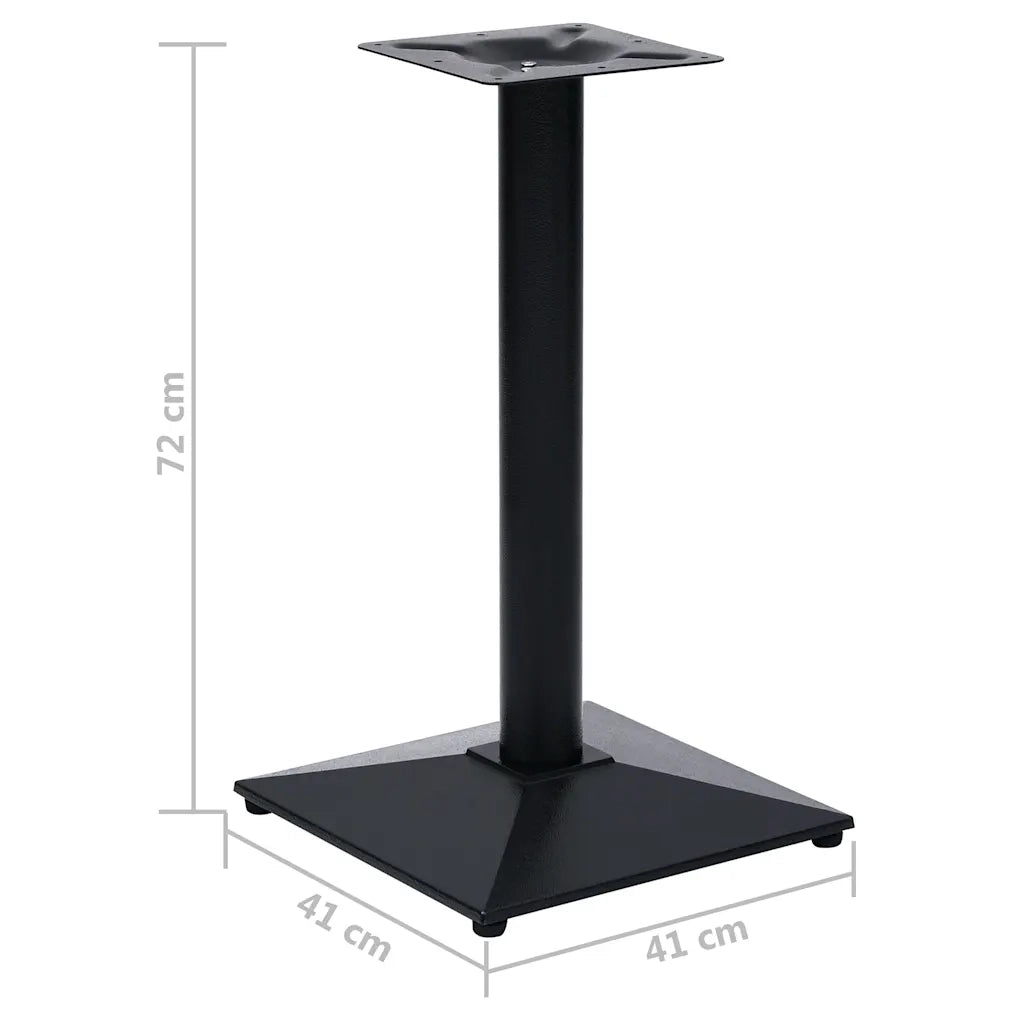 Gamba per Tavolino da Bistr¨°-Gamba per Tavolo Nero 41x41x72 cm in Ghisa