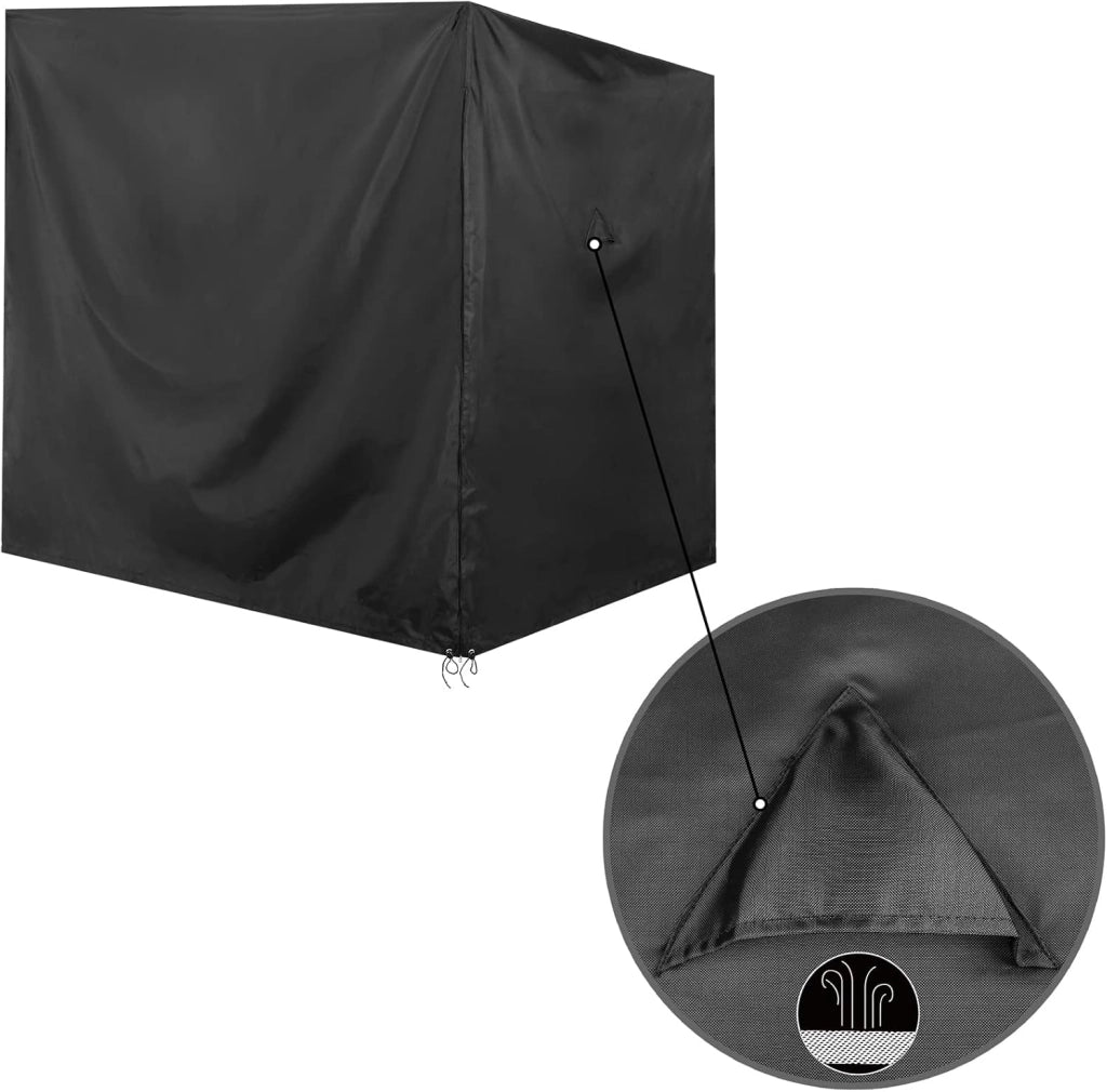 Copertura per Mobili Giardino 185 x 117 x 150 cm Telo Protettivo Cantina Garage Antracite