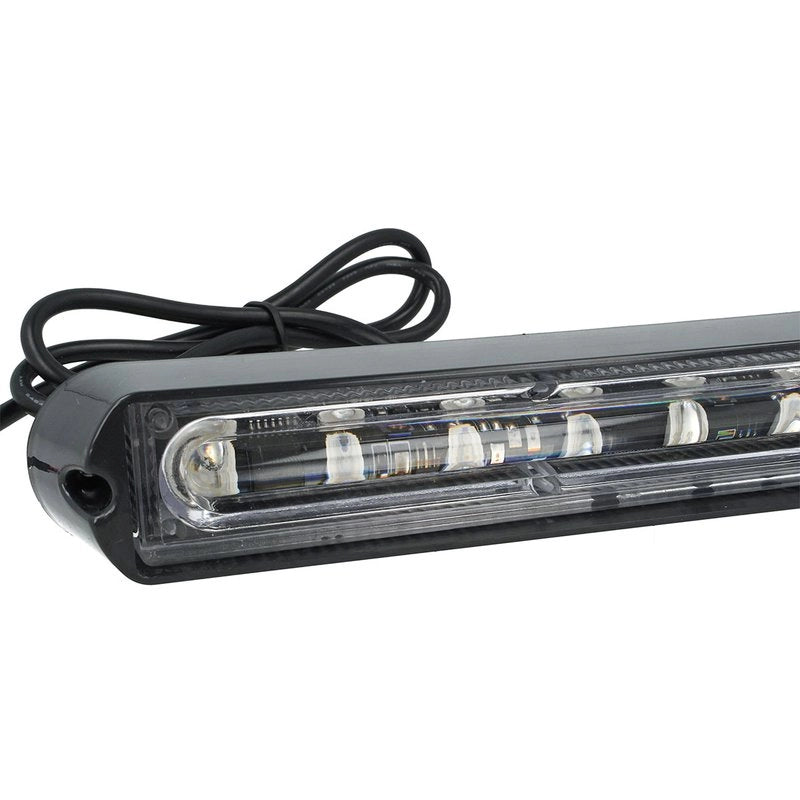 Lampada Luce Lampeggiante Led Strobo Blu 12V 24V 6W Smd 3535 Segnalazione Emergenza Per Auto Trattore IP65