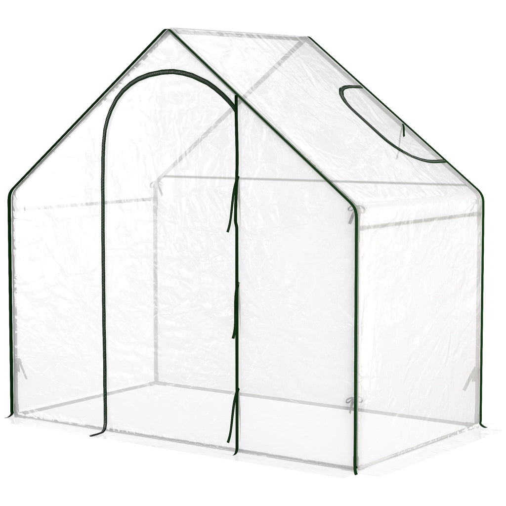 Serra da Giardino per Balcone e Terrazza ¨C zephmum ¨C Verde Trasparente 180x100x168 cm