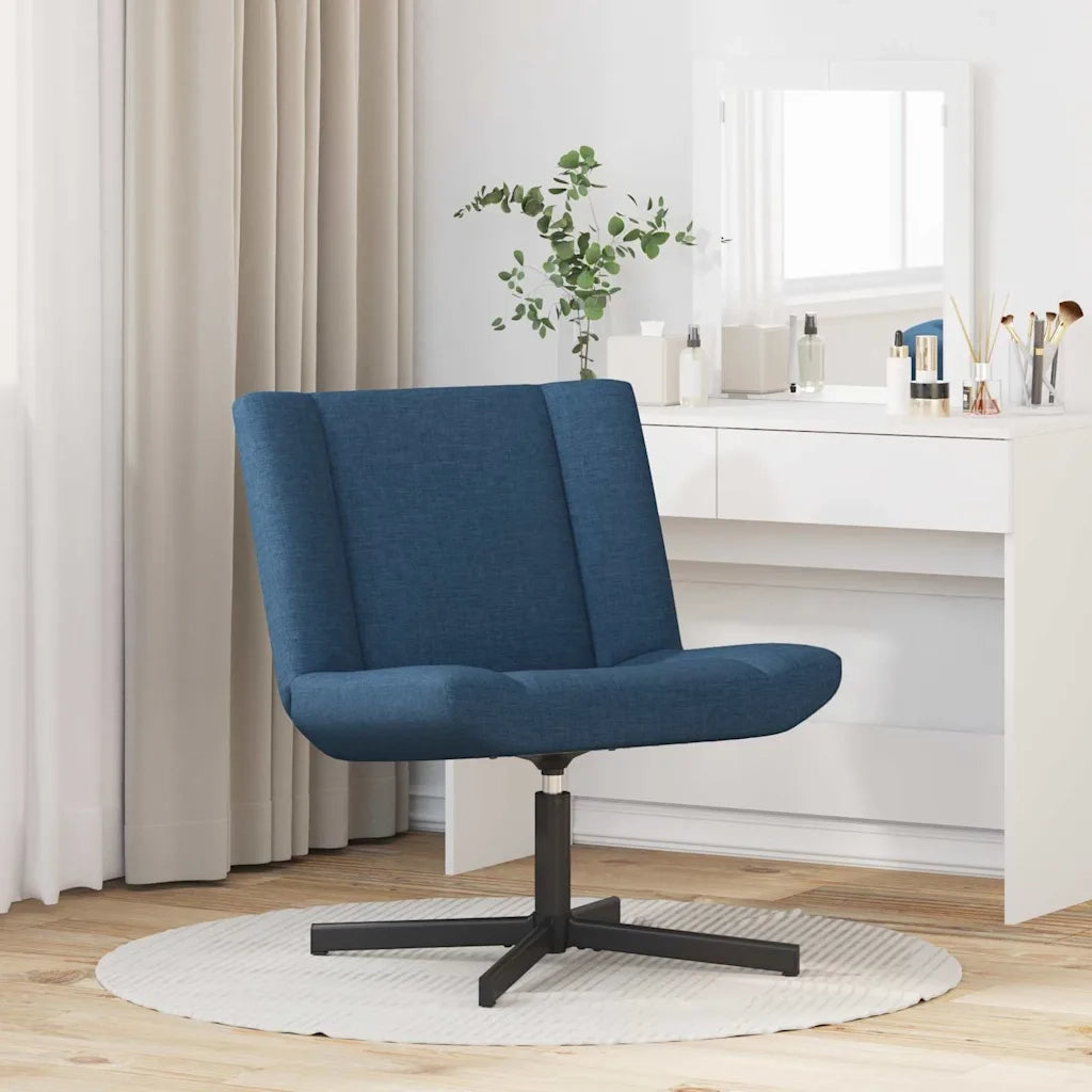 Sedia girevole Blu 63 x 75 x 76 cm Tessuto CFW3004311