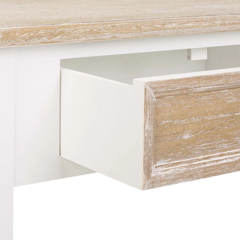 Mobile da ingresso in legno bianco 100x40x78h