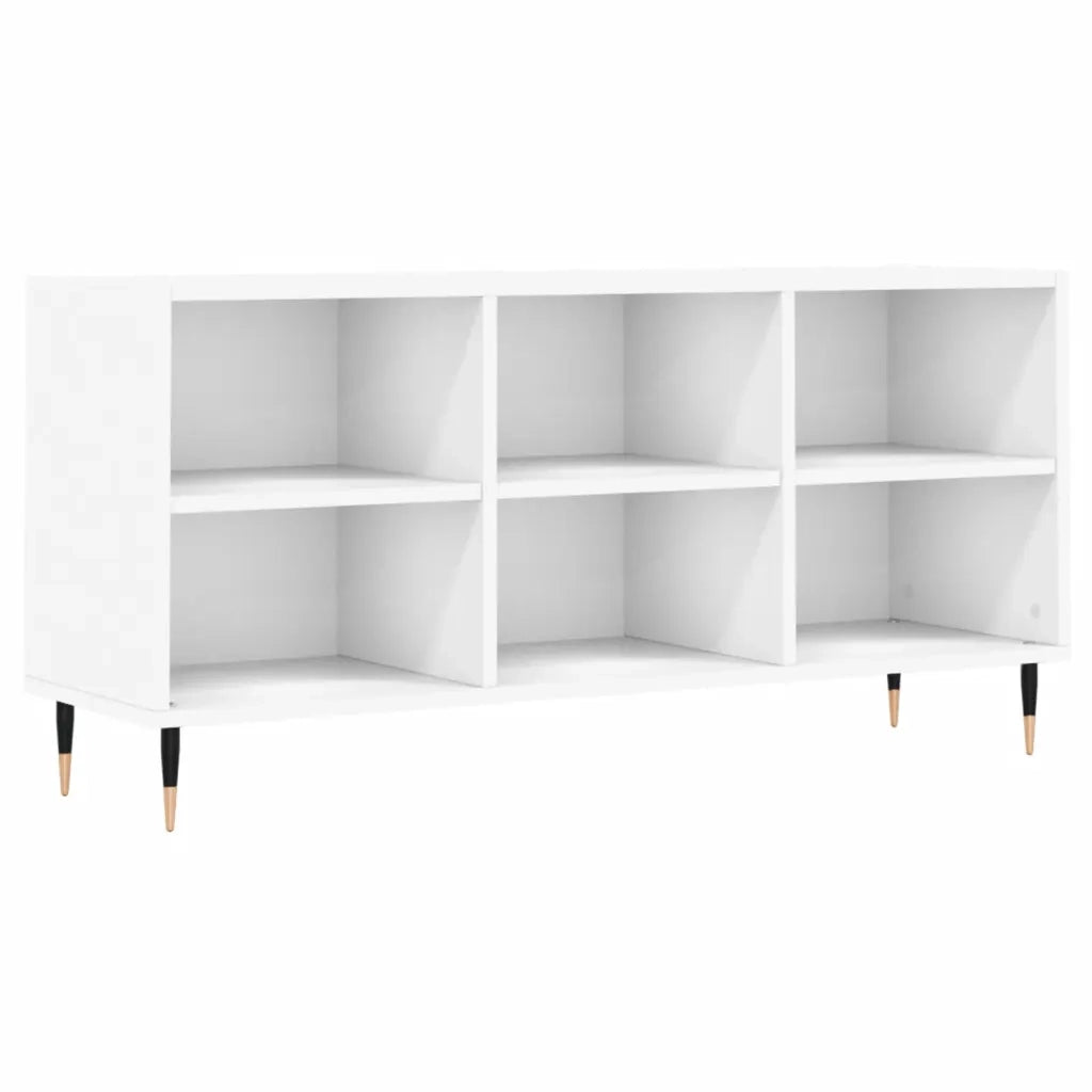 Mobile Porta TV Bianco 103,5x30x50 cm in Legno Multistrato 826980