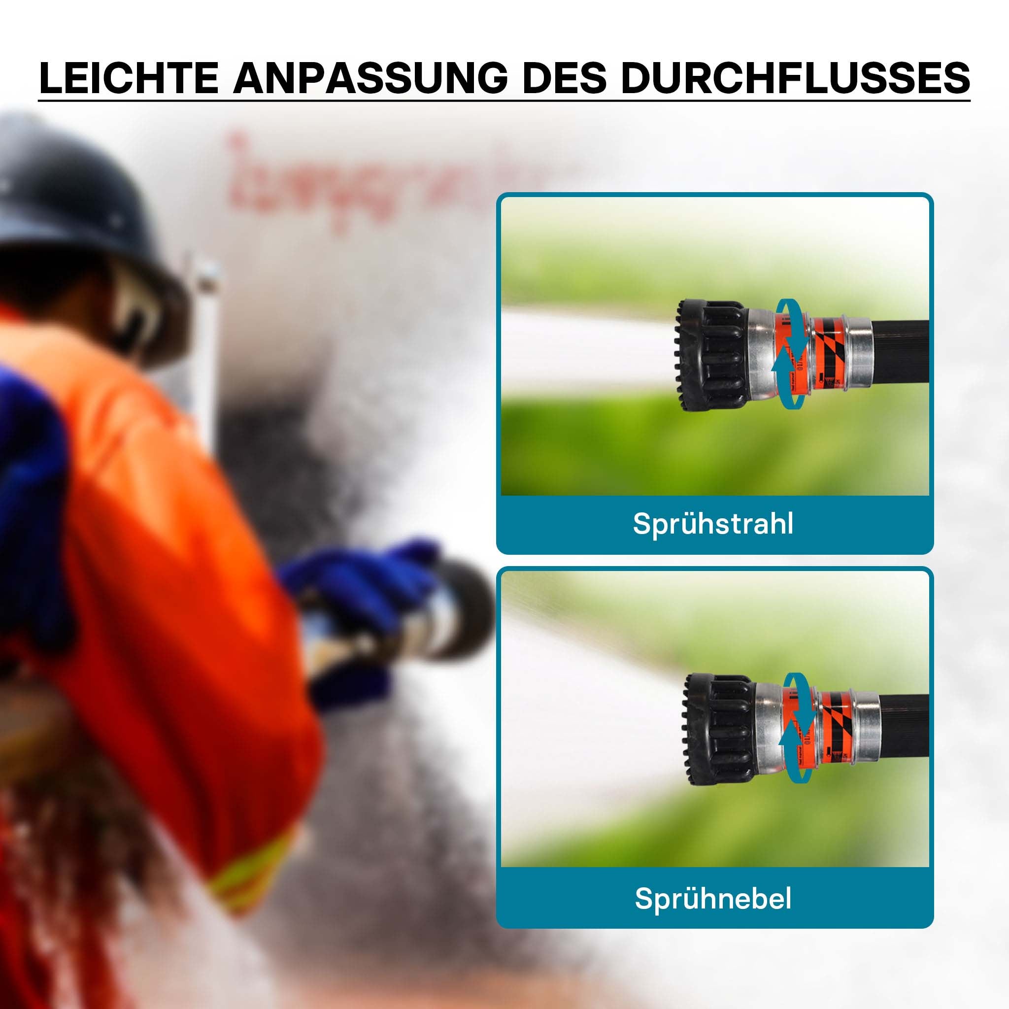 Tubo C antincendio multiuso Lancia antincendio a getto continuo vigili del fuoco