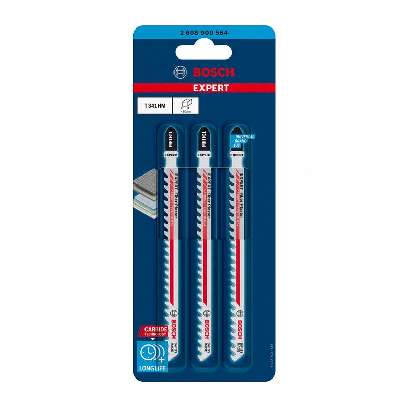 BOSCH-A 3 LAME T 341 HM PER SEGHETTO ALTERNATIVO- 1,0 confezione