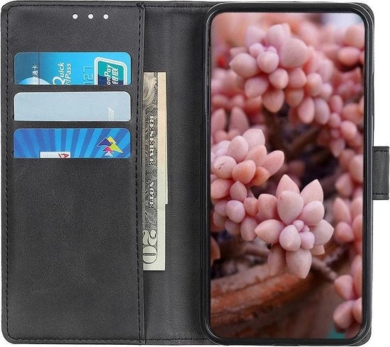 Custodia Wallet per Huawei P Smart 2020 Nero