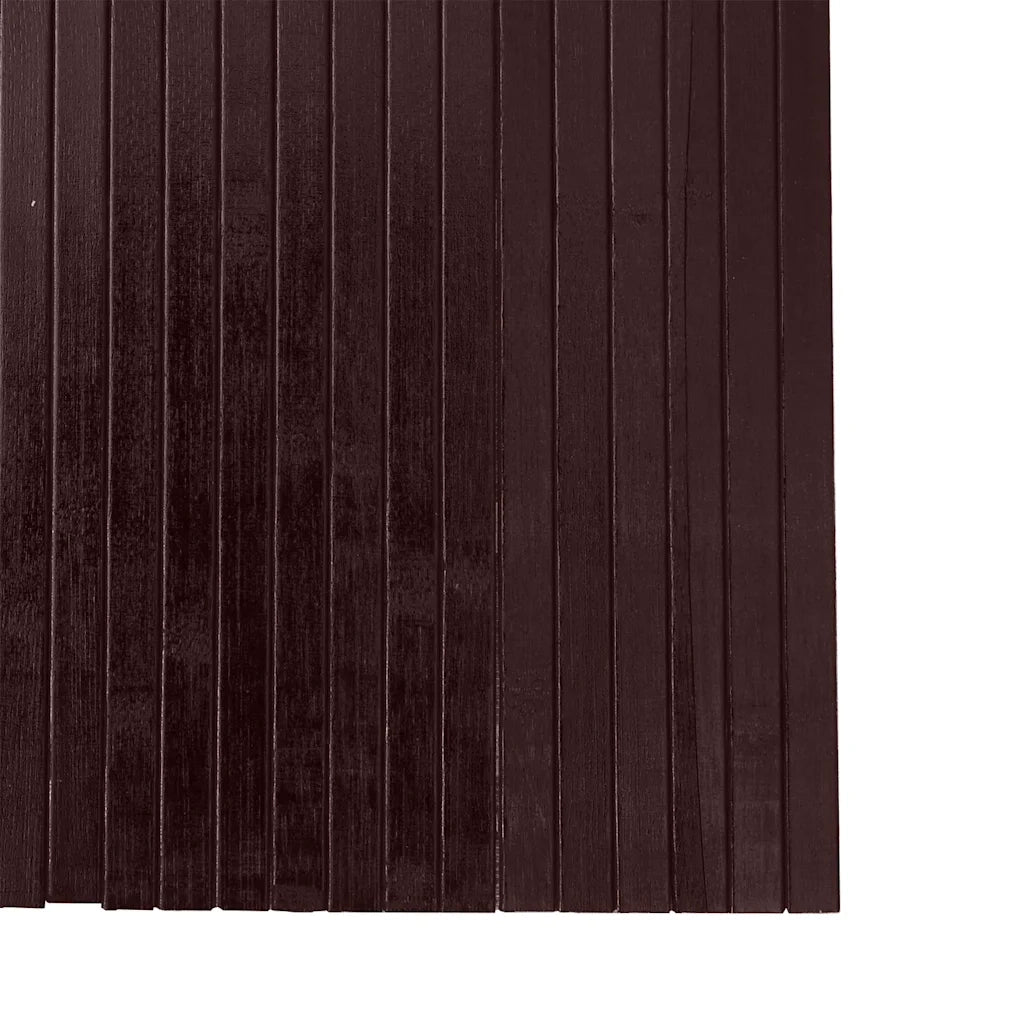 Pannello Divisore per la Stanza | Paravento | Divisorio Ambienti Bamb¨´ Marrone Scuro Larghezza 250 cm Altezza 165 cm