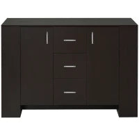 Credenza in Stile Classico per Sala da Pranzo in Legno Scuro