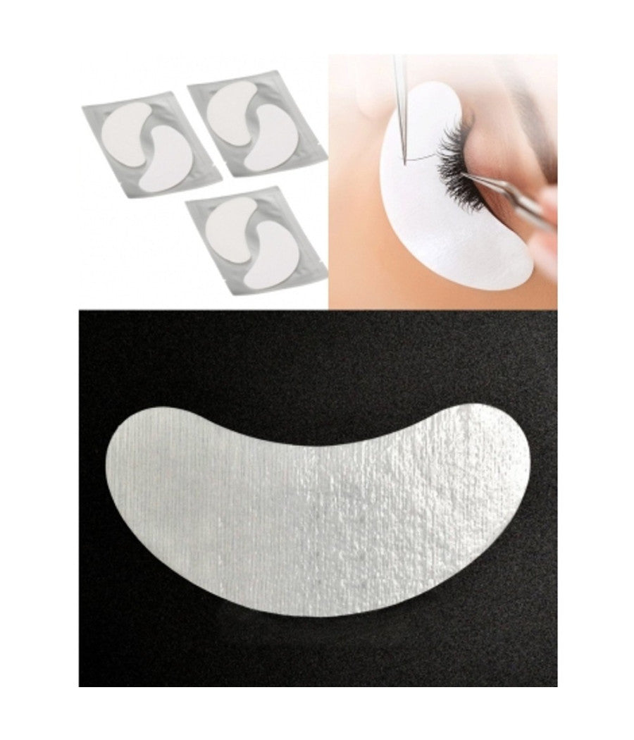 3coppie Pads Patch Occhi Gel Adesivi Dischetti Per Applicazione Extension Ciglia         