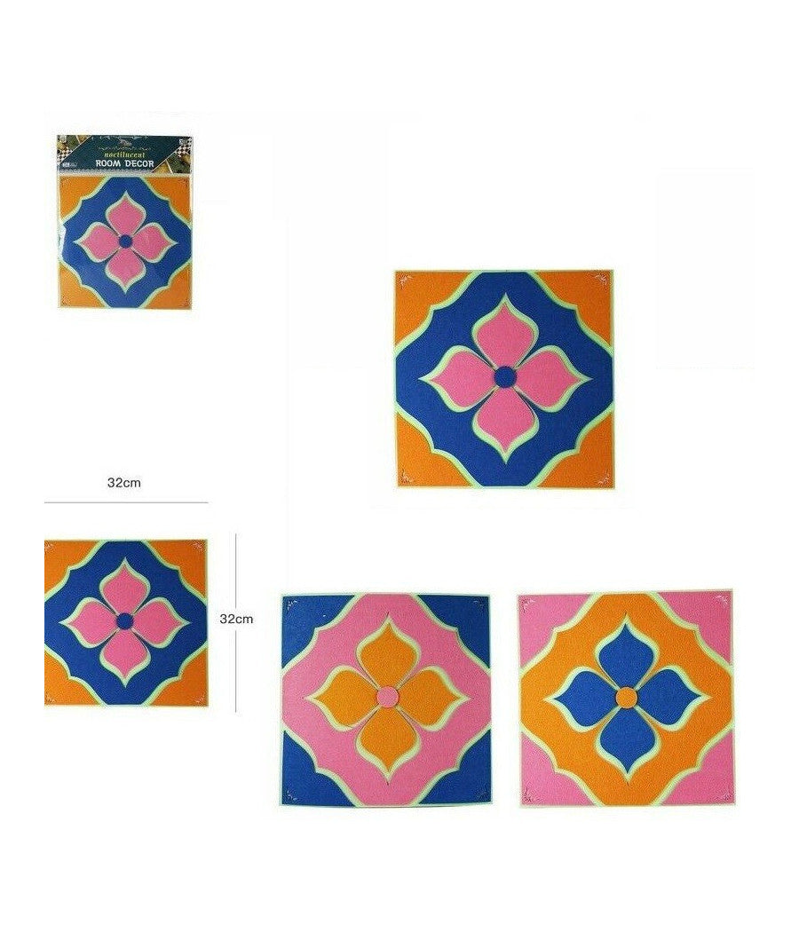 3d Piastrella Mattonella Adesivo Da Parete Muro Pannello 30x30cm 64385         