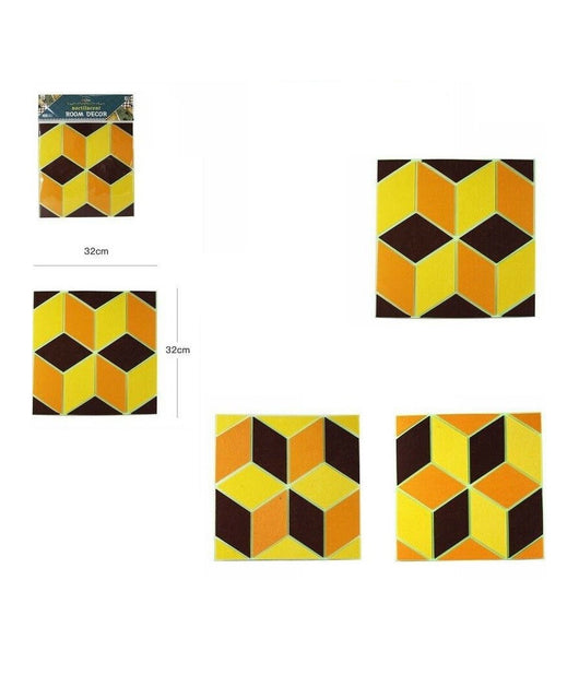 3d Piastrella Mattonella Adesivo Da Parete Muro Pannello 30x30cm 64386         