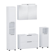 Vicco Set di mobili da bagno Bianco 4 parti