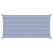 Vela Parasole | Telo Ombra | Vela da ombra solare Blu e Bianco 5 x 2,5 m