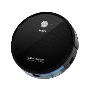 SOGO Robot Aspirapolvere Intelligente – WiFi, App, Mappatura Giroscopica, 2700PA, Mop, Serbatoio 350ml, 120 min autonomia, Alexa & Google compatibile