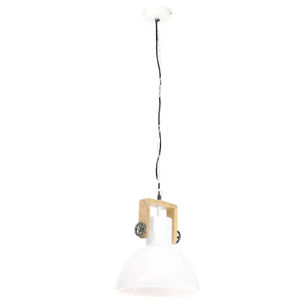 Lampada a Sospensione Industriale 25 W Bianca Rotonda 30 cm E27 CFW2420367