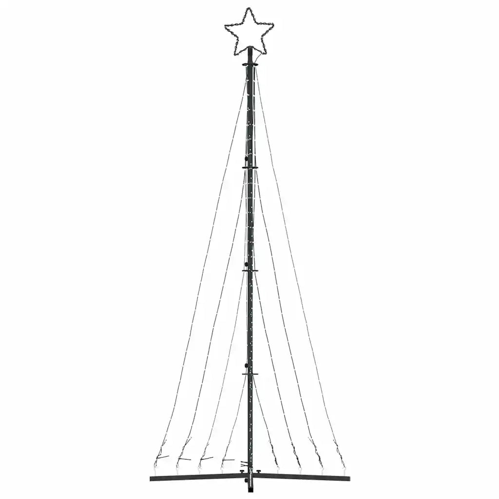 Albero di Natale a LED 447 LED Bianco Caldo 250 cm 4016432