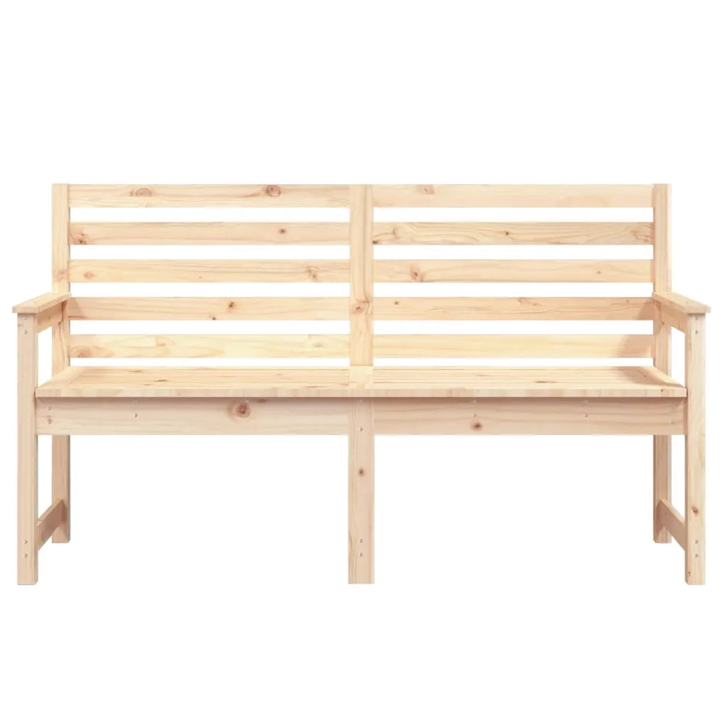 Panca da Giardino 159,5x48x91,5 cm in Legno Massello di Pino 824067