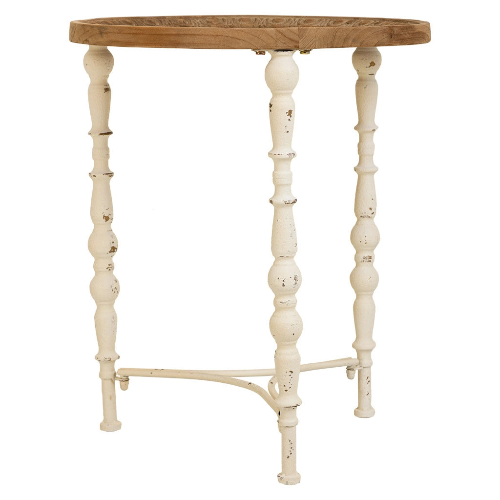 Tavolino in legno marrone 51x51x61h