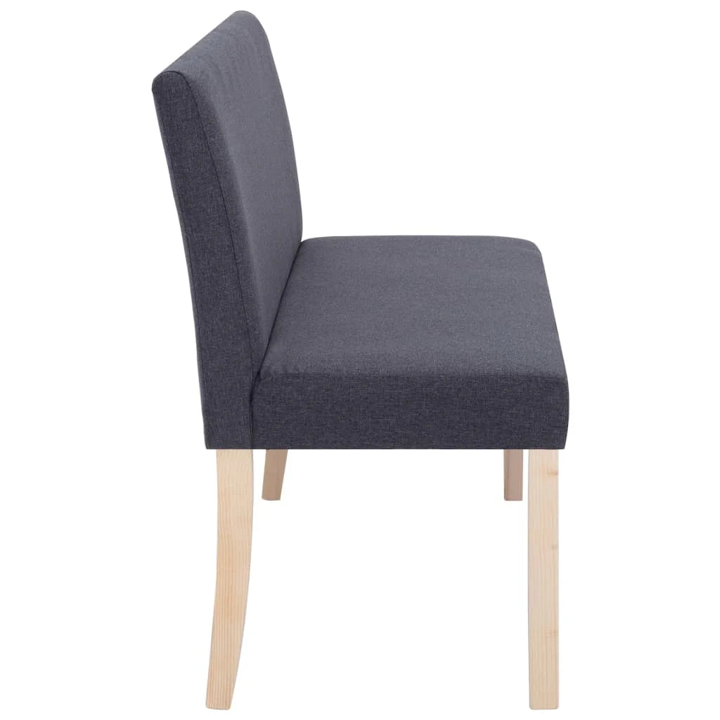 Panca 139,5 cm grigio scuro poliestere 02_0010894
