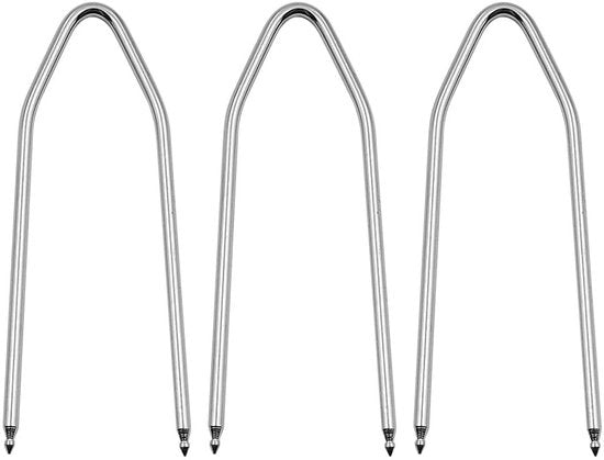 Strumento per svincolare - 3 pezzi - Acciaio inossidabile - Attacco per autoradio - Strumento per disinstallazione/Aiuto - Duraturo - 9,5 cm x 2,7 cm - Strumento per rimuovere la radio
