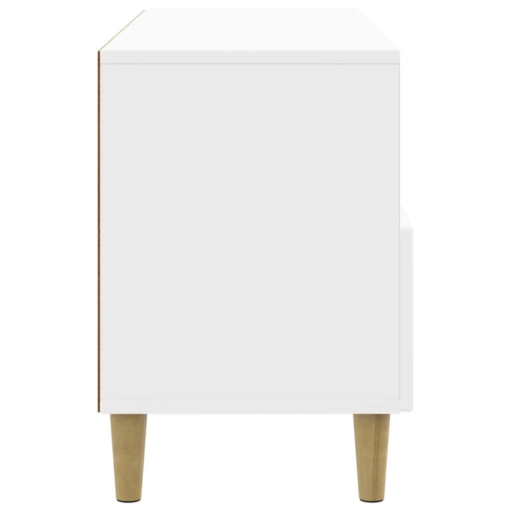 Mobile TV Bianco Lucido 102 x 34,5 x 50 cm Legno ingegnerizzato 894679