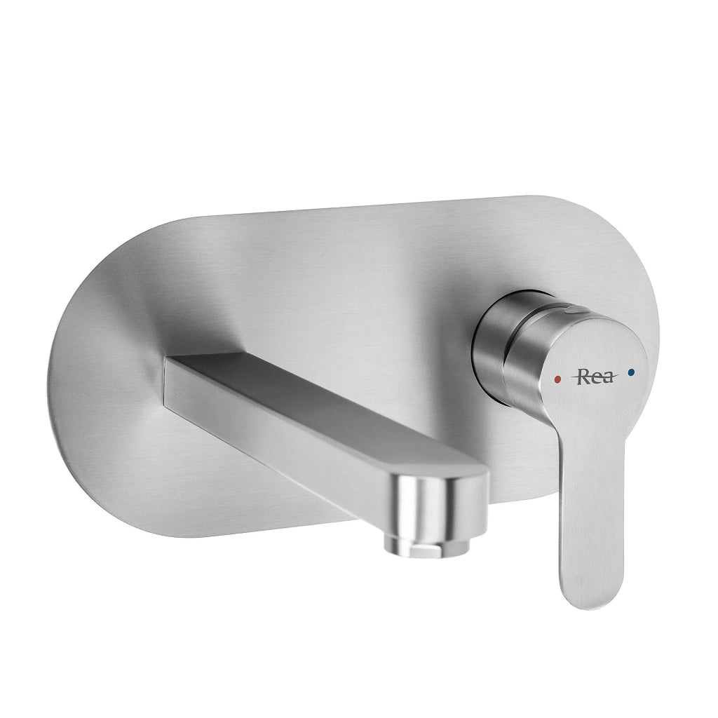 Rubinetto Da Parete Rea Arcos Brush Nickel