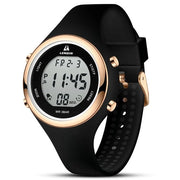 Orologio da donna acqua resistente - Cronografo digitale - Stoppista/ Funzione - Cinturino in silicone - Illuminazione di sfondo - Pianificazione efficiente - Orologio sportivo
