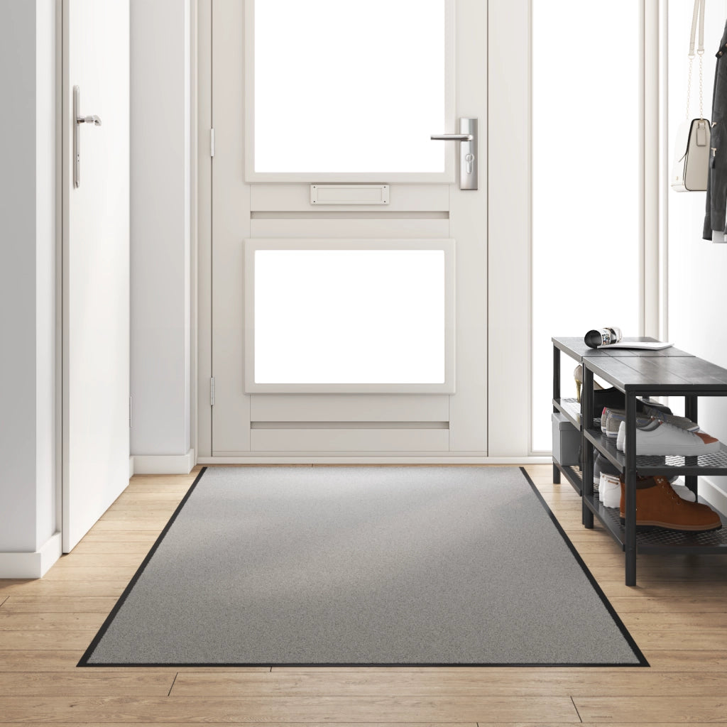 Tappeto rettangolare grigio 120x300 cm di