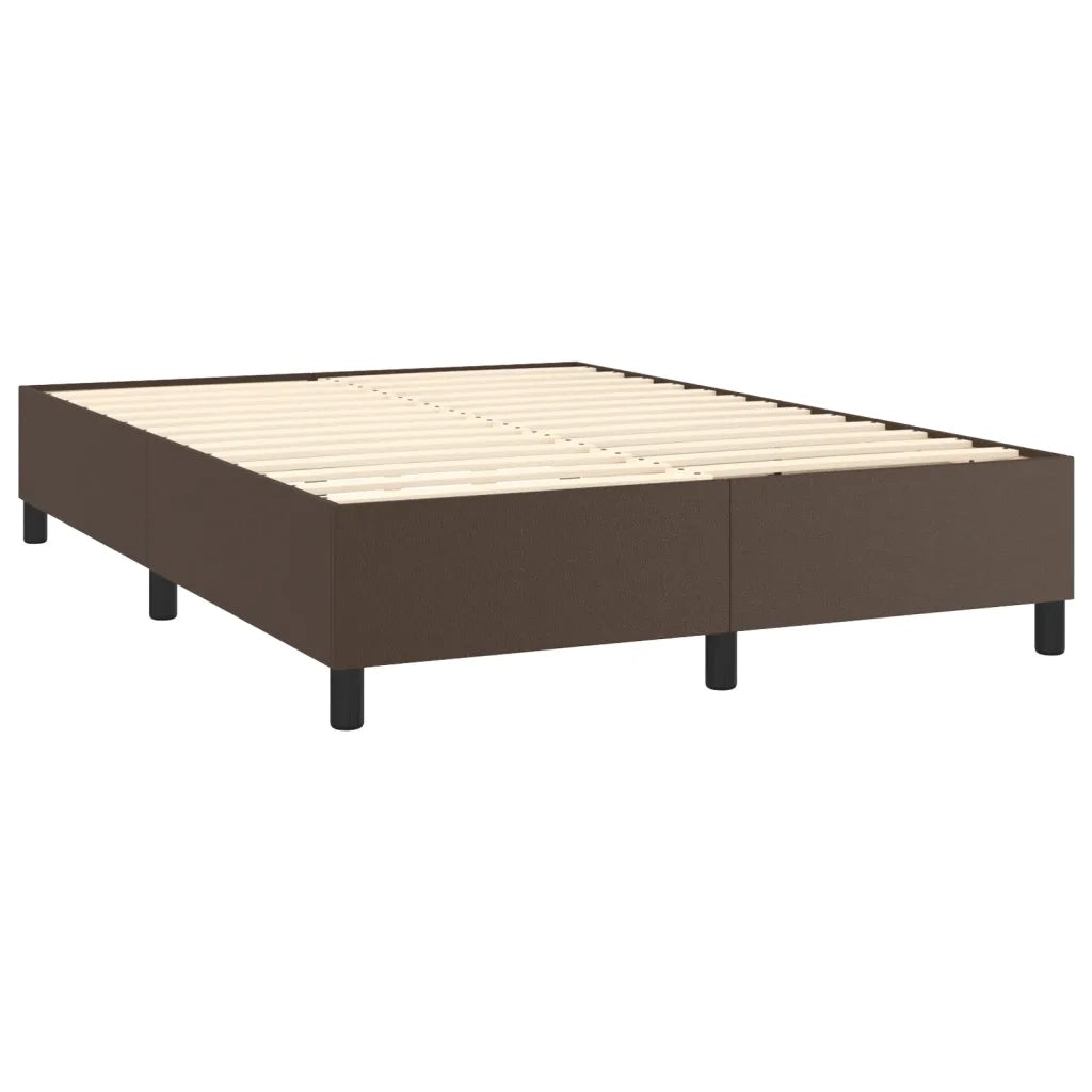 Giroletto a Molle Marrone 140x200 cm in Similpelle cod mxl 64176