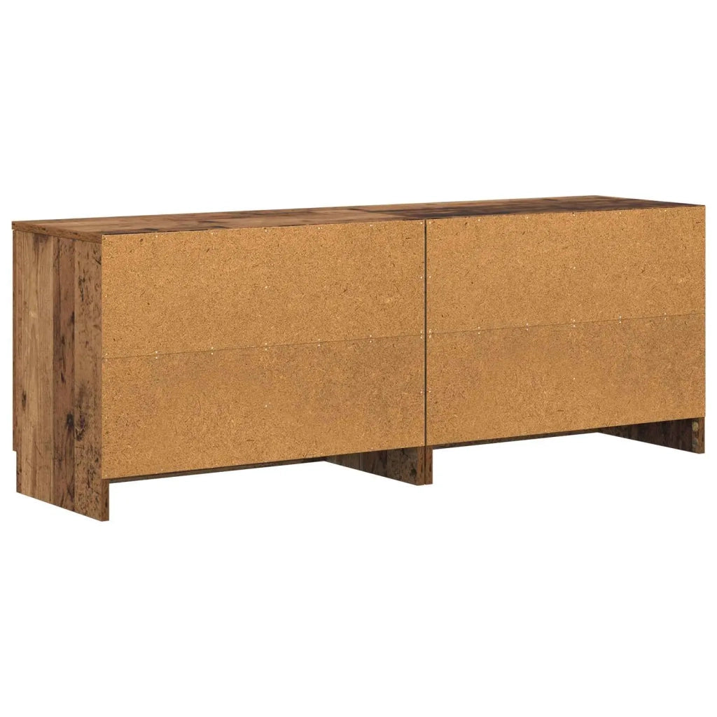 Armadio di stoccaggio per letto a soppalco 2 pz Legno antico 893721