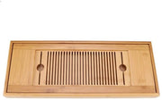 Piatto da Tavola in Bambù 2-in-1 - Lavello per Acqua - Materiale Duraturo e Salutare - Capace 2-3 Persone - Facile da Pulire
