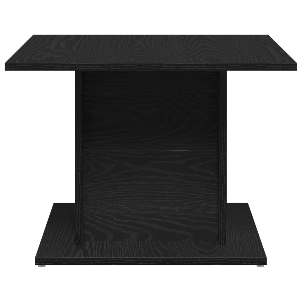 Tavolino da caffÃ¨ Rovere nero 55,5x55,5x40 cm Legno ingegnerizzato