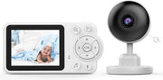 Monitor per Bambino - Camera di Sicurezza Elettronica per Neonati - Schermo LCD da 2,8 Pollici - Controllo Remoto