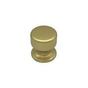 Pomolo fisso per porta SAGUATTI 175/50BB in alluminio oro lucido
