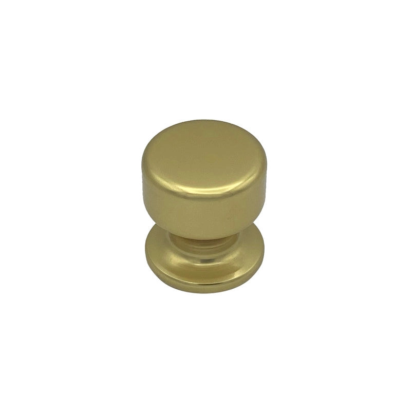 Pomolo fisso per porta SAGUATTI 175/50BB in alluminio oro lucido