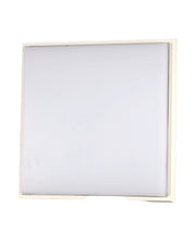 Desdy Plafoniera LED Quadrata 30W 3000K IP54 in Metallo e Policarbonato Bianco - Design Moderno per Interni ed Esterni - Codice 3314-65-102