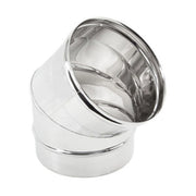GOMITO INOX AISI 304 45 D 25 CM- 2,0 pz