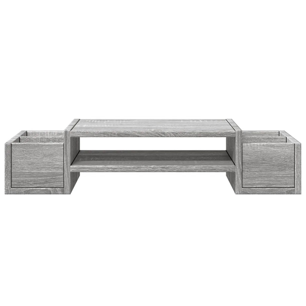 Supporto Monitor con Contenitore Sonoma 70x27x15 cm Truciolato 854684