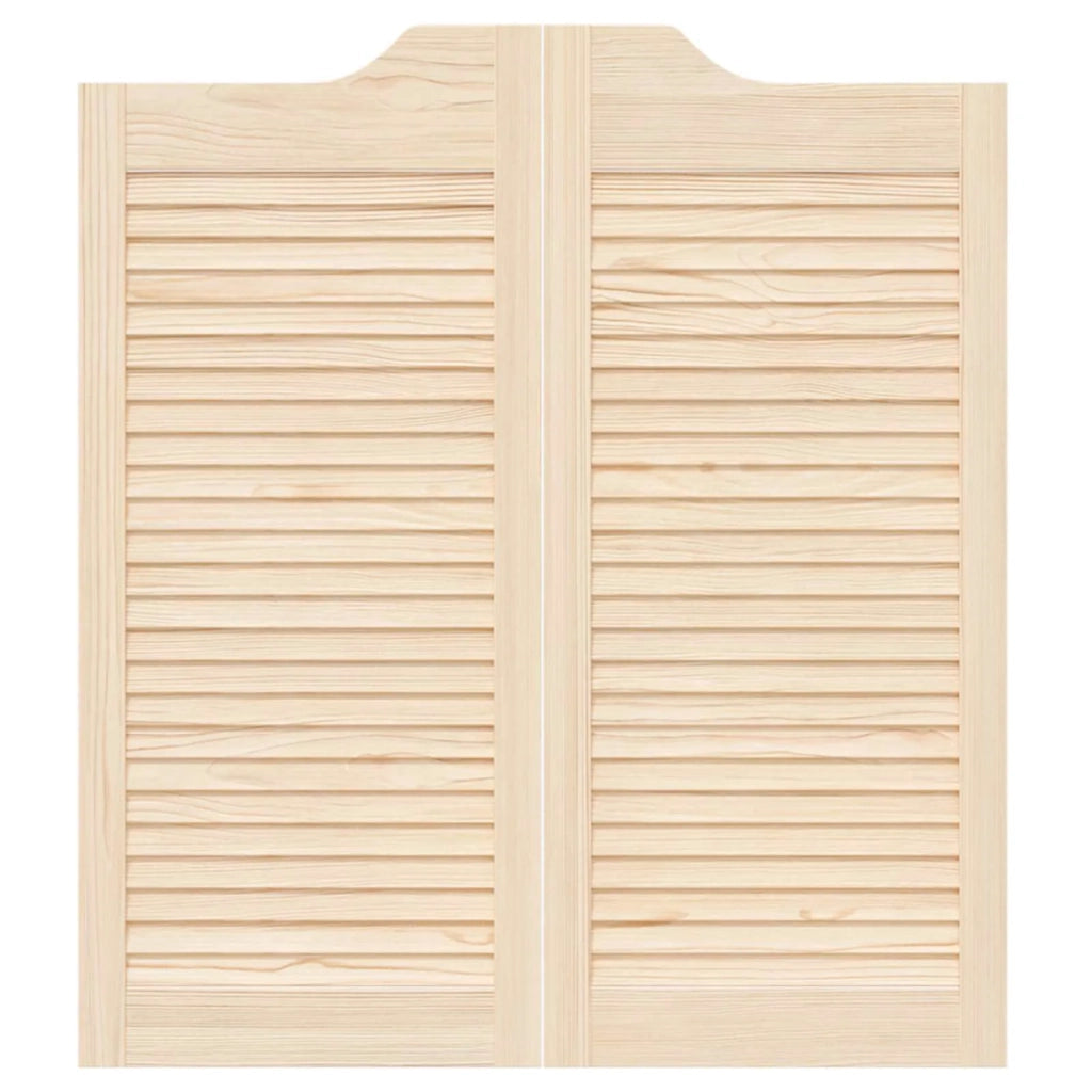 Porte Swing Naturale 90 x 40 cm Legno Massello di Pino