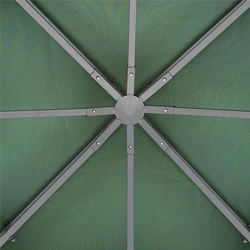 TELO DI COPERTURA PER GAZEBO DA GIARDINO 3 X 3 MT COLORE VERDE SCURO