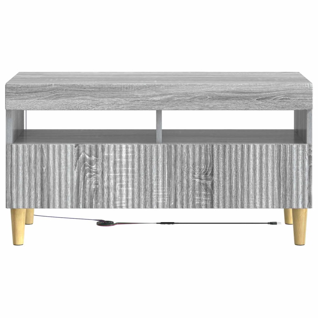 Mobile TV LED Sonoma grigio Legno ingegnerizzato 896781