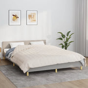 Coperta Ponderata Crema Chiaro 200x200 cm 9 kg Tessuto cod mxl 71391