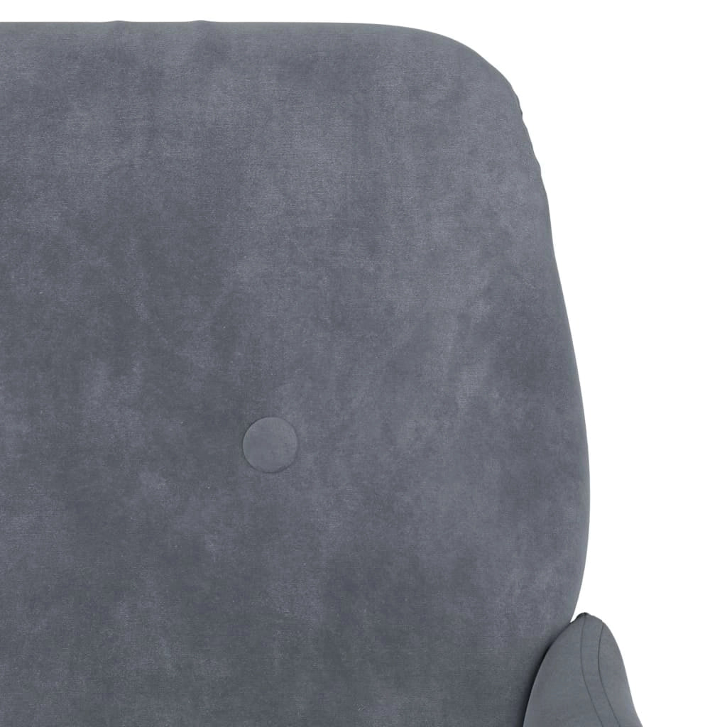 Panca 108 x 79 x 79 cm velluto grigio scuro 02_0010709
