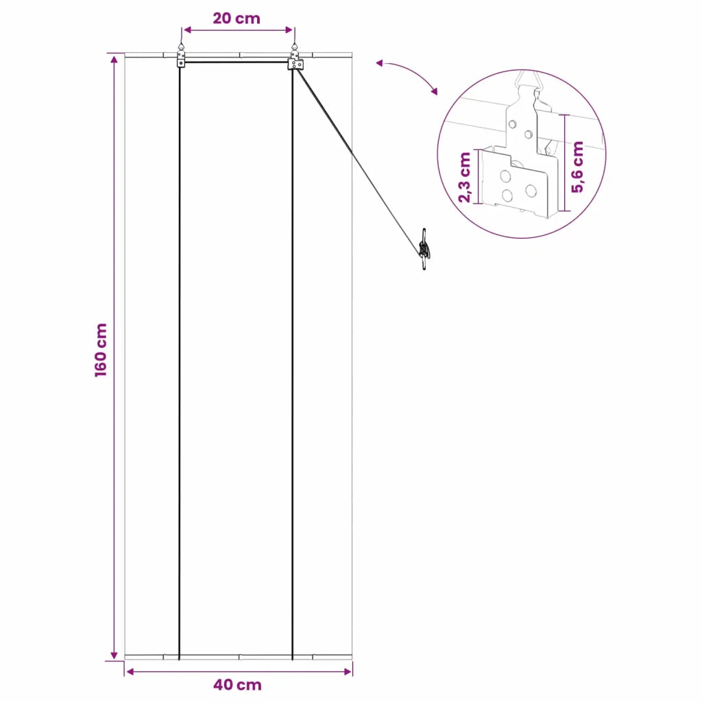 Tenda a rullo Naturale 40 x 160 cm Bambù 42039680
