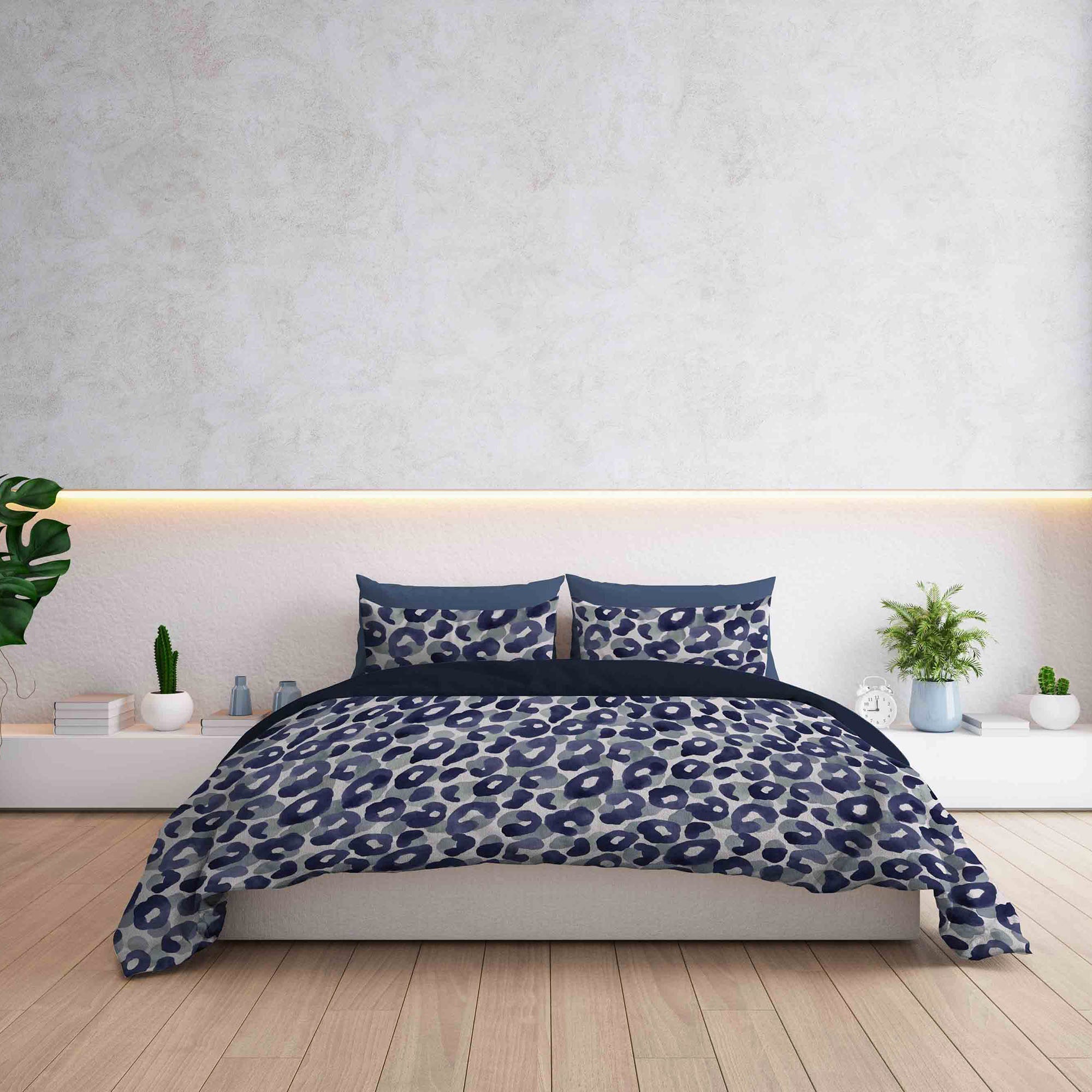 Copripiumino Singolo con Federe Stampato in Microfibra Wild