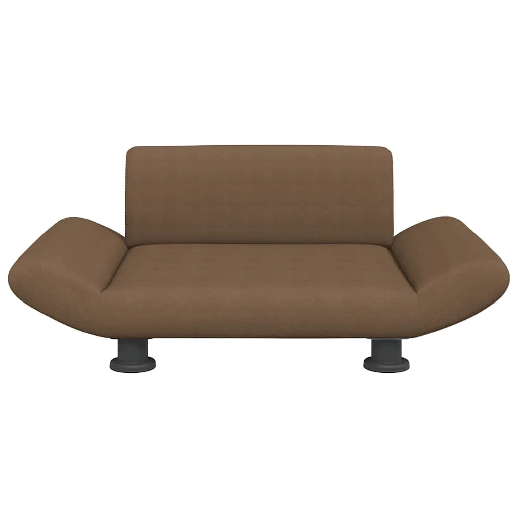Cuccia per cani comoda cesta da divano 70 x 45 x 28 cm tessuto marrone 02_0042815