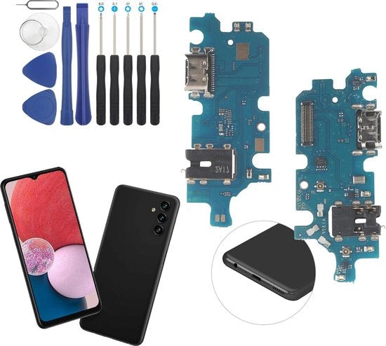 Adattatore di ricarica compatibile con Samsung Galaxy A13 4G A137, connettore USB, cavo flexibile di sostituzione.