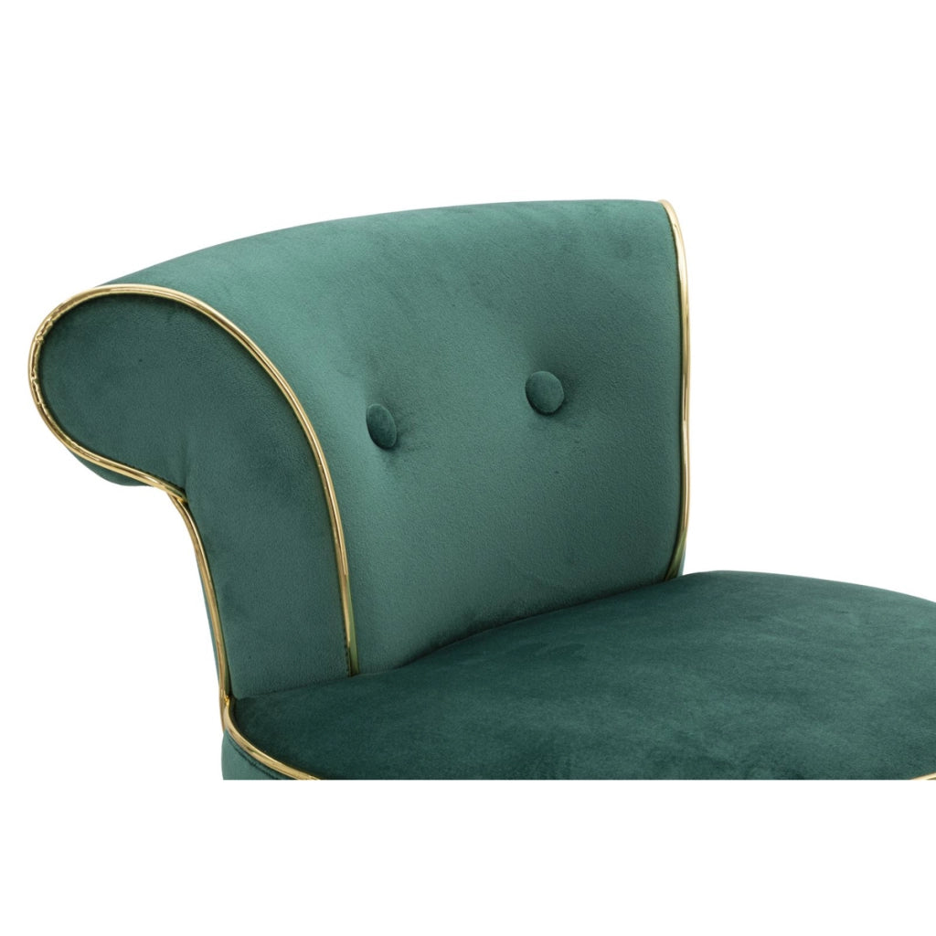 Sgabello Alto VKH443, Verde, Metallo, 46x48x96 cm