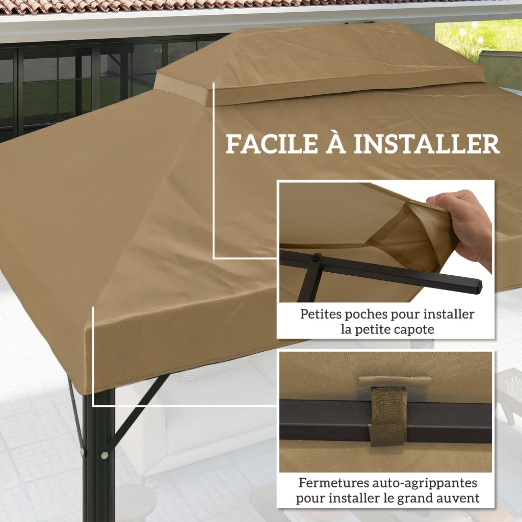 Tenda da giardino 4x3 m ¨C Minimal ¨C beige